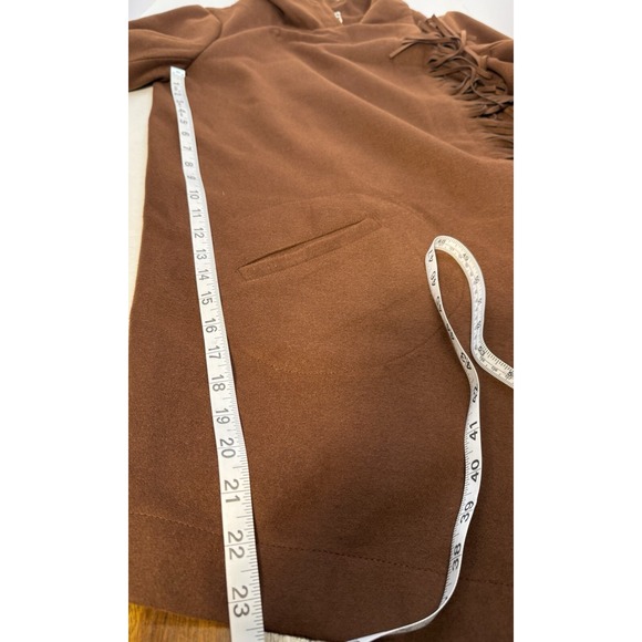BB Dakota Fringe Jacket Woman's SZ M Brown‎ Western Faux Suede Rodeo - Picture 9 of 14